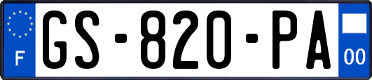 GS-820-PA
