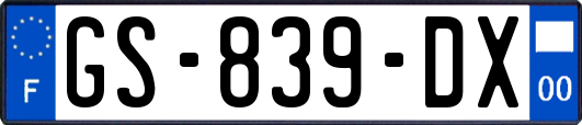 GS-839-DX