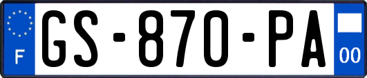 GS-870-PA