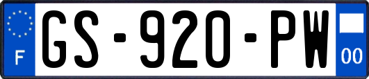 GS-920-PW