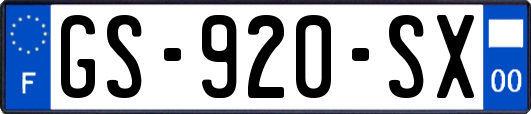 GS-920-SX