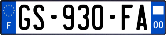 GS-930-FA