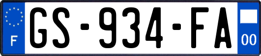 GS-934-FA
