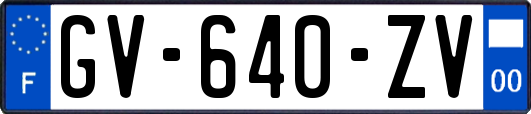 GV-640-ZV