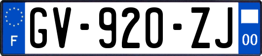 GV-920-ZJ