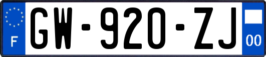 GW-920-ZJ
