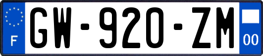 GW-920-ZM