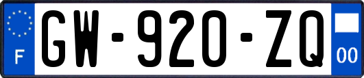 GW-920-ZQ