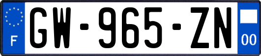 GW-965-ZN