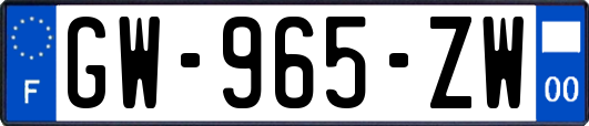 GW-965-ZW