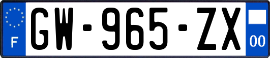 GW-965-ZX