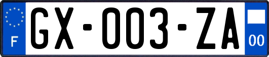 GX-003-ZA