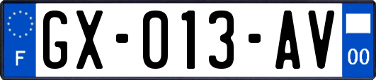 GX-013-AV