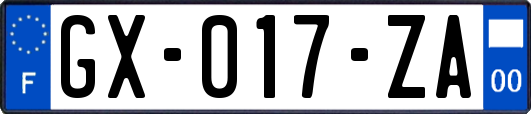 GX-017-ZA
