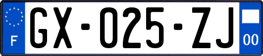 GX-025-ZJ