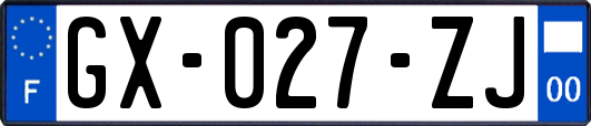 GX-027-ZJ