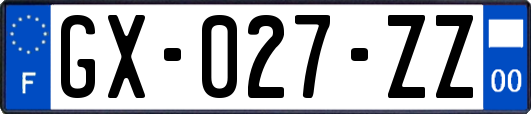 GX-027-ZZ