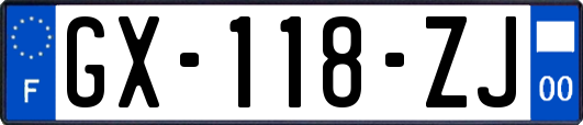 GX-118-ZJ