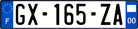 GX-165-ZA