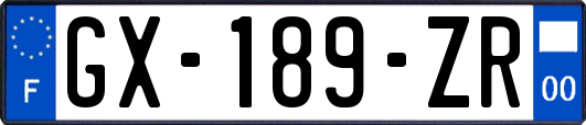 GX-189-ZR