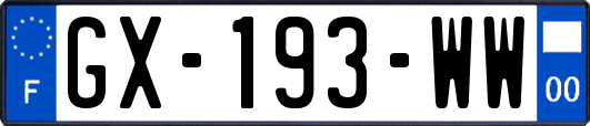 GX-193-WW