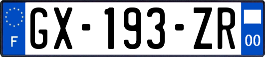 GX-193-ZR