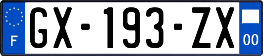 GX-193-ZX