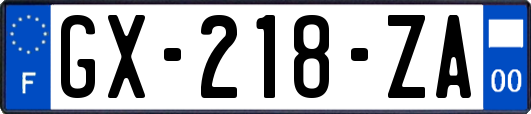 GX-218-ZA