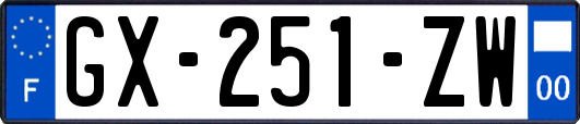 GX-251-ZW