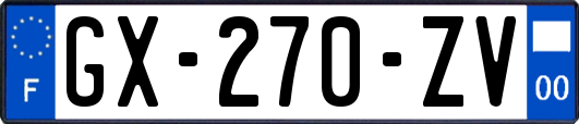GX-270-ZV