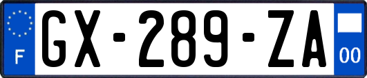 GX-289-ZA