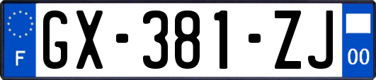 GX-381-ZJ