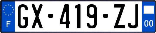 GX-419-ZJ