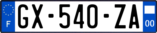 GX-540-ZA