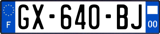 GX-640-BJ