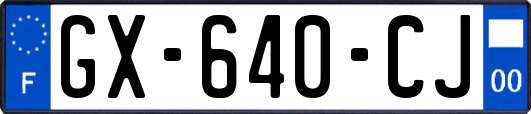 GX-640-CJ