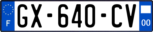 GX-640-CV