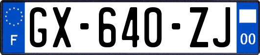 GX-640-ZJ