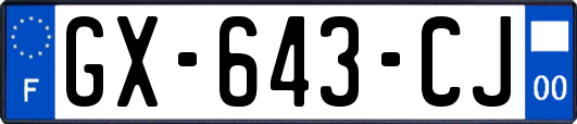 GX-643-CJ