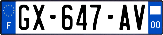 GX-647-AV