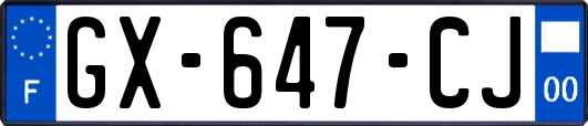GX-647-CJ