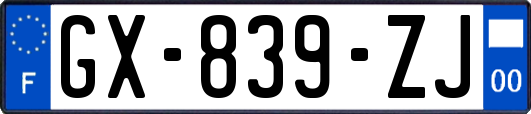 GX-839-ZJ