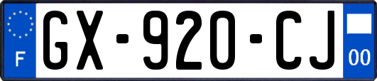 GX-920-CJ