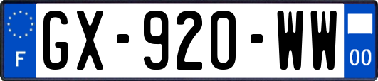 GX-920-WW