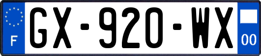 GX-920-WX