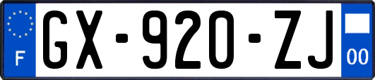 GX-920-ZJ