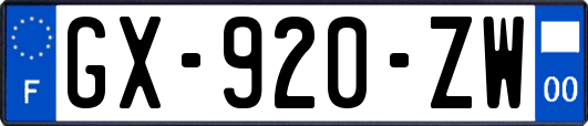 GX-920-ZW