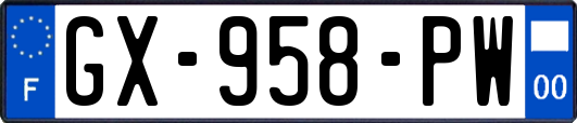 GX-958-PW