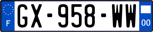 GX-958-WW