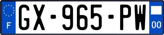 GX-965-PW